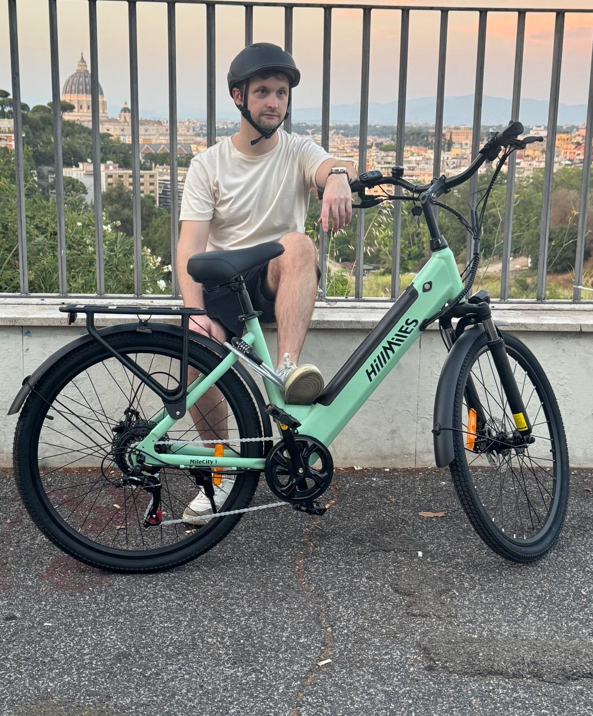 E-bike Residenza Savelli con vista su Roma